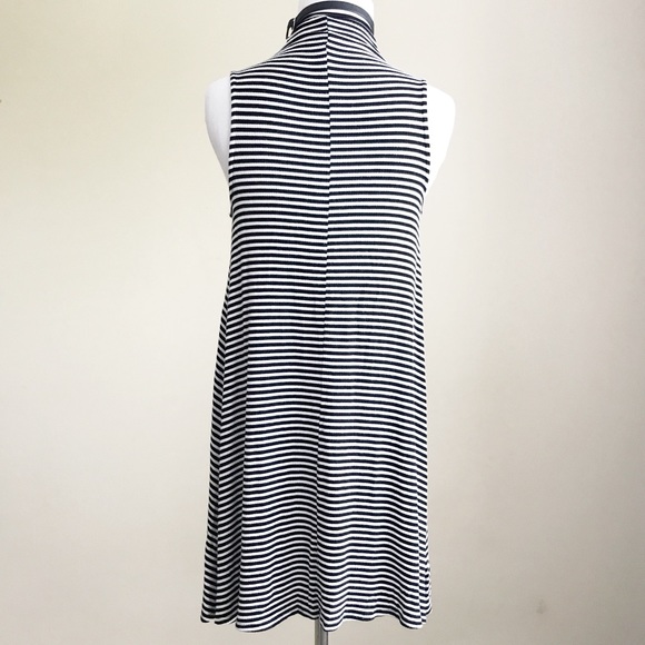 Soprano Tank Dress Black & White Stripe Tank Dress - Picture 4 of 7